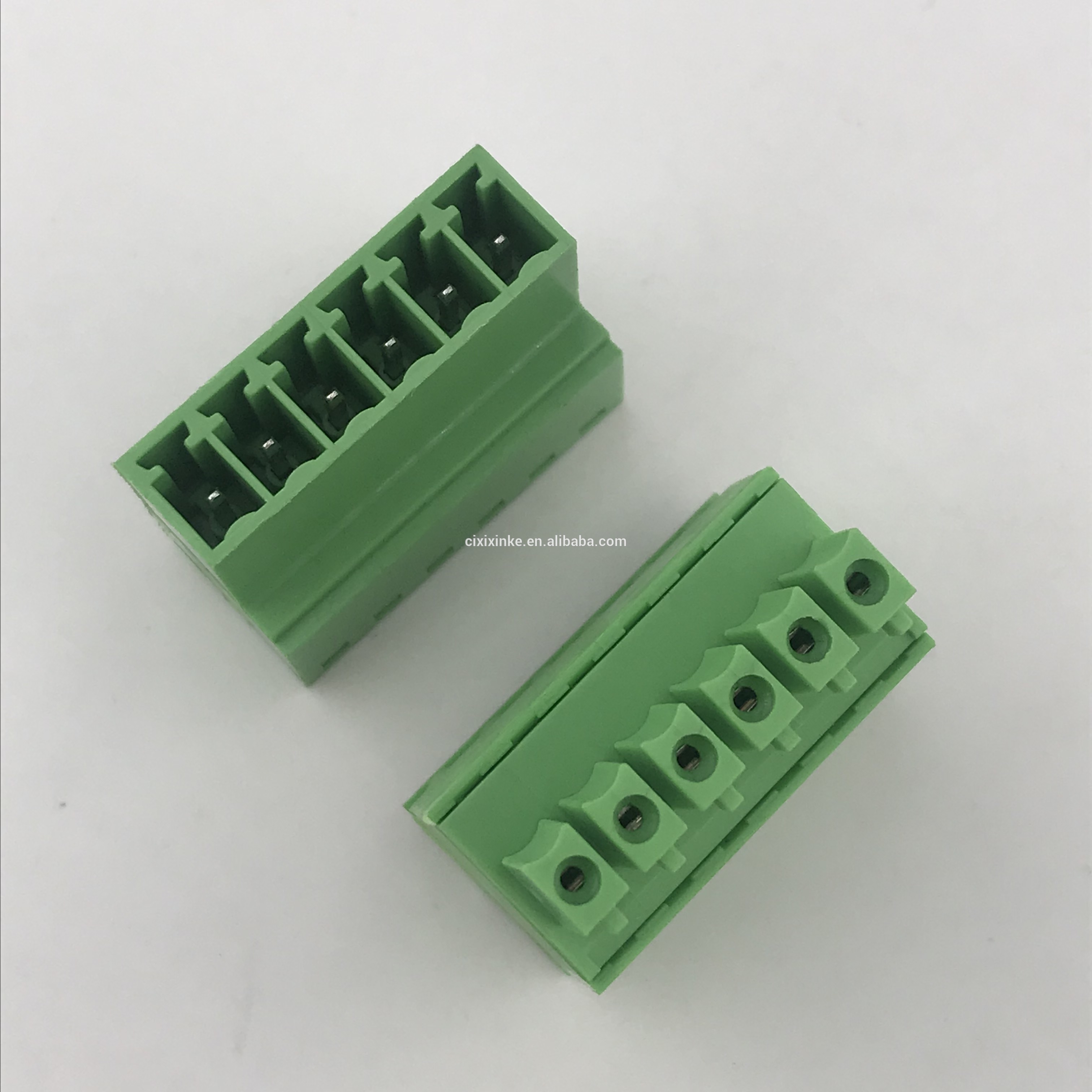 3.81mm pitch 6 pin spring pluggable terminal block