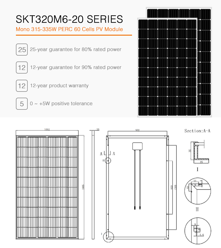 Standard Mono Solar Panel 