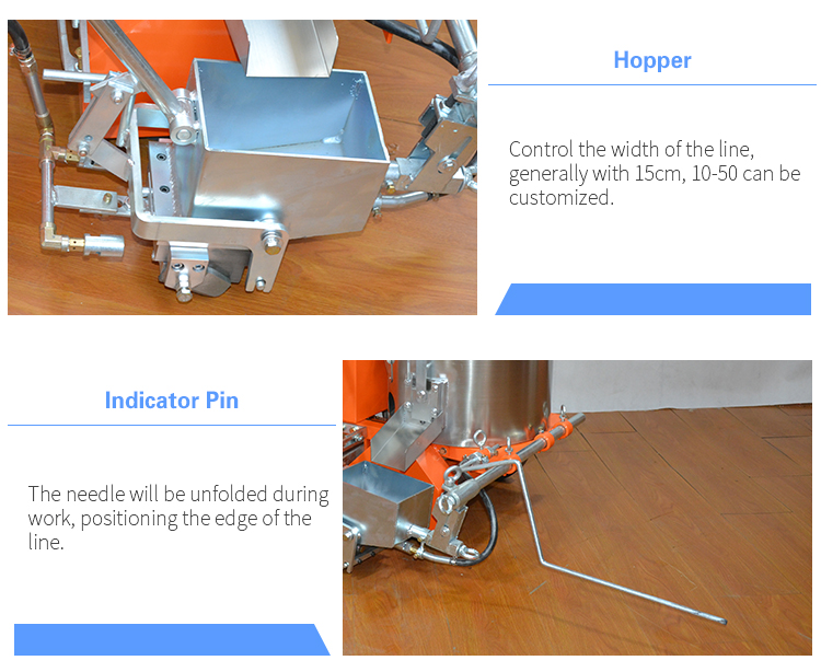 easy operate thermoplastic road marking machine