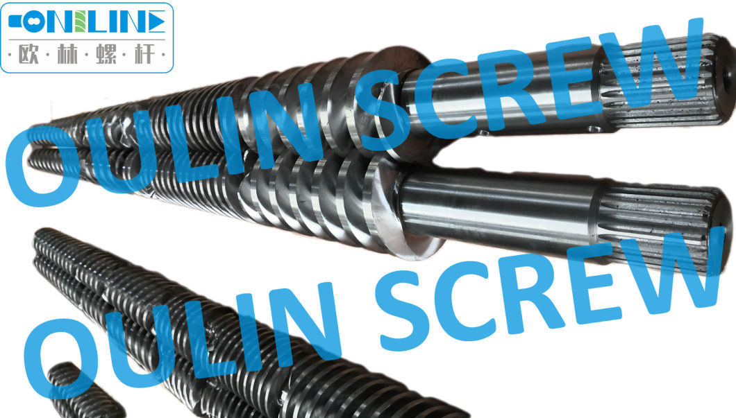 Supply Cincinnati 80/143, 58/146 Twin Conical Screw and Barrel for Sheet, Pipe, Profile