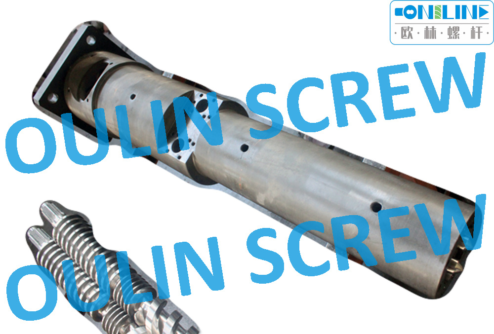 Kmd40kk Twin Conical Screw Barrel for Kraussmaffei PVC Extrusion