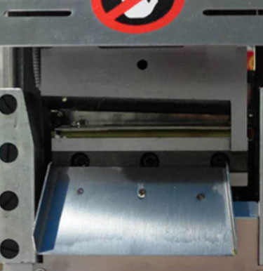 Webbing cutting machine