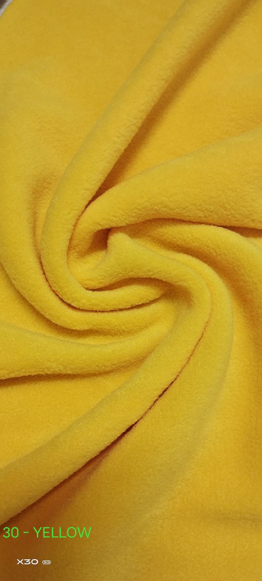 100% POLYESTER POLAR FLEECE Double Borbed One Side Anti-Pilling FDY 150D / 96F