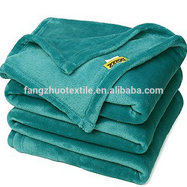 flannel  green  blanket 