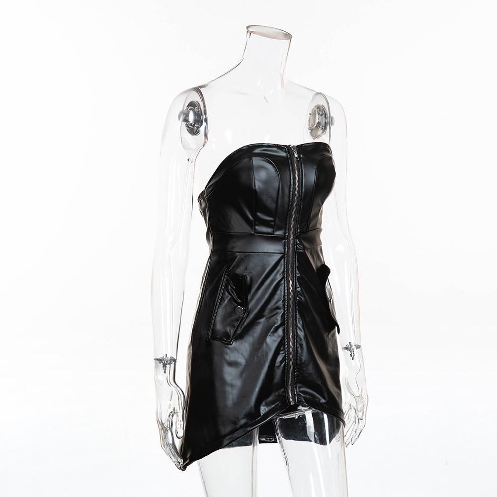 Fashion Party Women PU Dress
