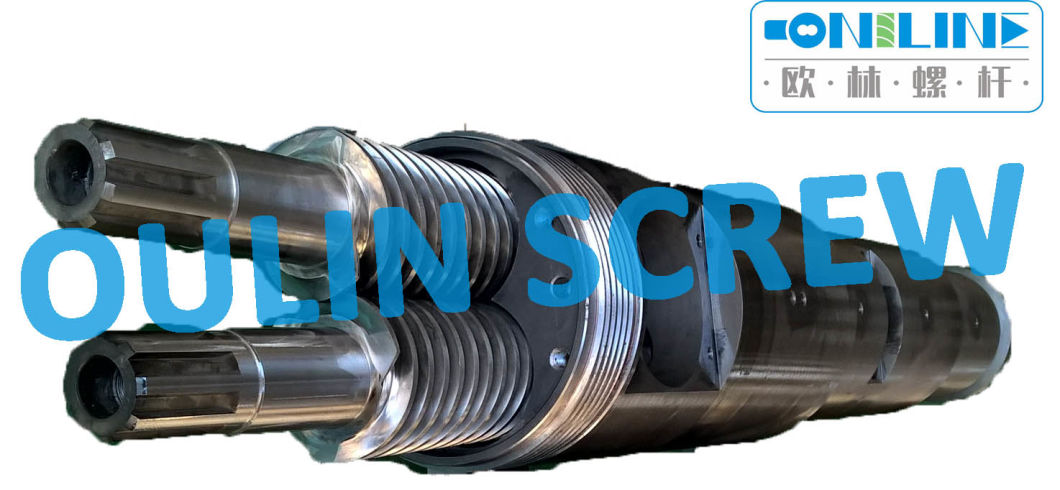 Bi-Metal Twin Conical Screw und Zylinder für PE-Holzblech, Profile