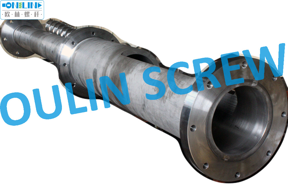 120/205 Conical Type Single Extrusion Screw Barrel for Recycling Granulation/ Pellets