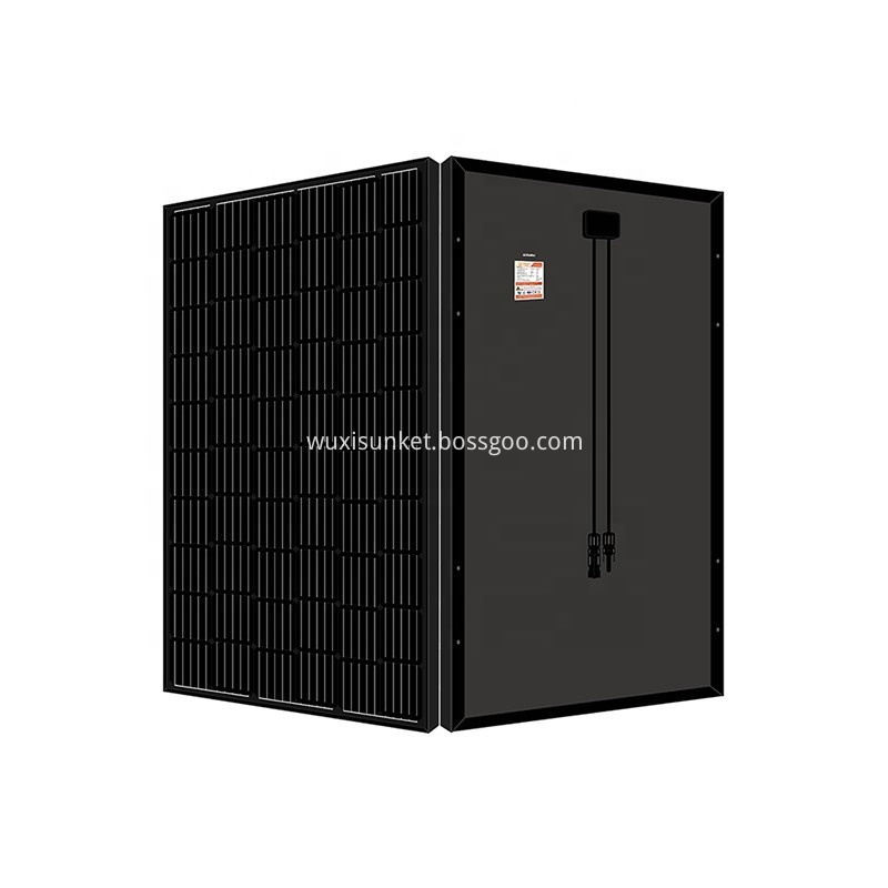 Customized 50w full black solar panel 
