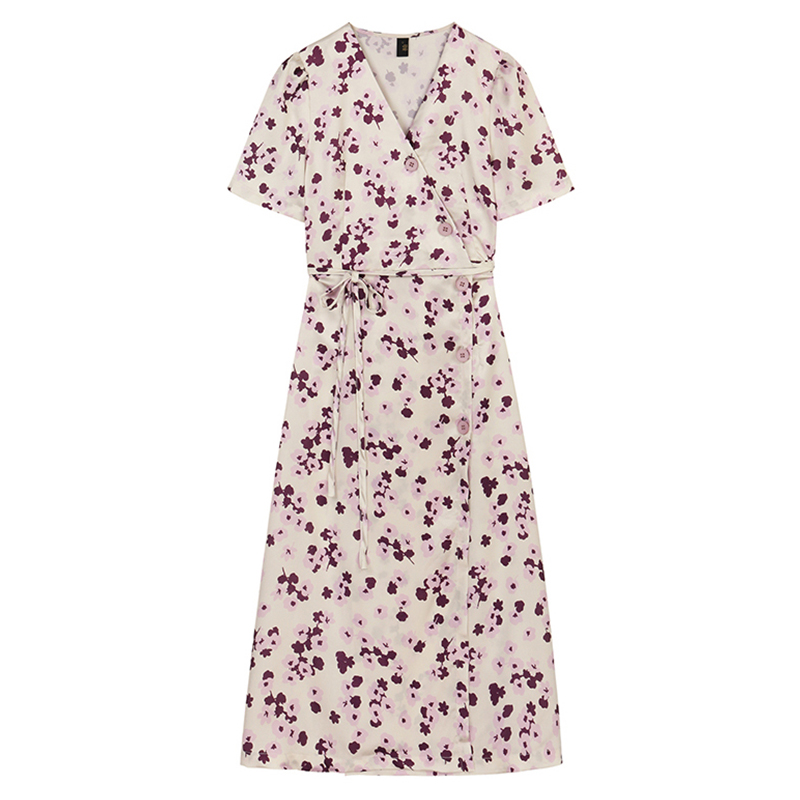 Chiffon Floral  Printed  Dress