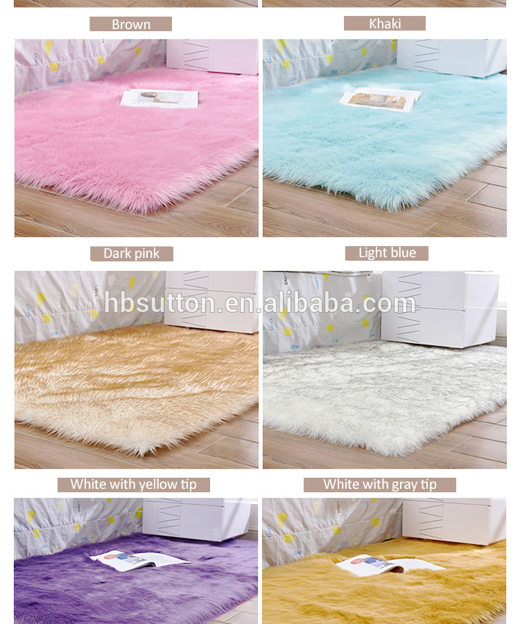 2ft X 3ft 3ft X 5ft 4ft X 6ft Faux Sheepskin Rug Long Faux Fur Blanket