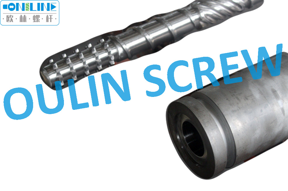 Tornillo y barril de 45 mm para PE Ldpe Hdpe Lldpe Film Extrusion