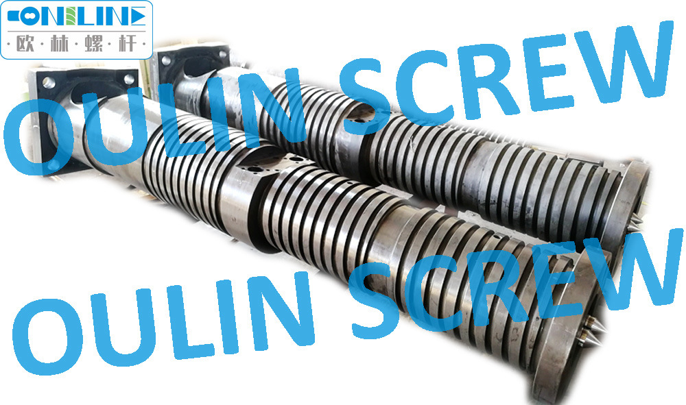 Krauss-Maffei Kmd2-70kk Twin Conical Screw and Barrel for PVC Foaming Extrusion