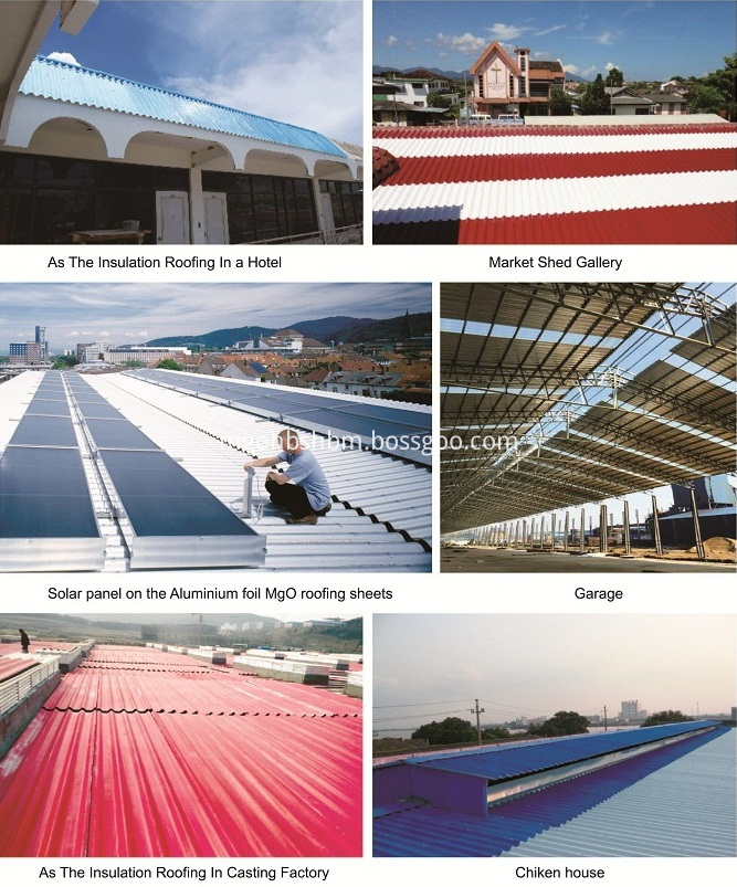 Heat-Insulating MgO Glazed Roofing sheet