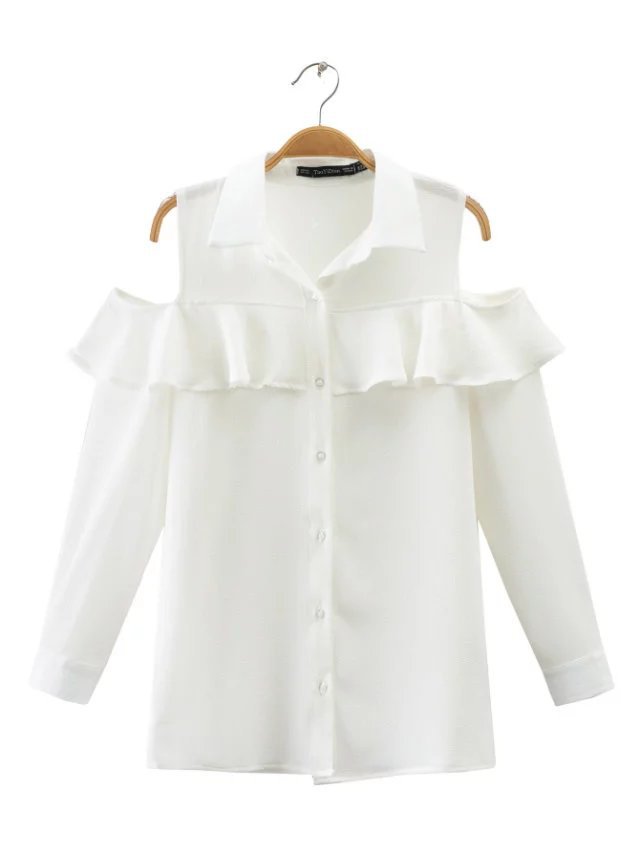 Long Sleeve Shirt Top Blouses