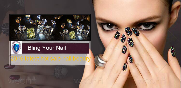 Nail Beauty Gem Stone Wholesale Nail Metal Rhinestone Christmas Decoration (TP-1868-1870)