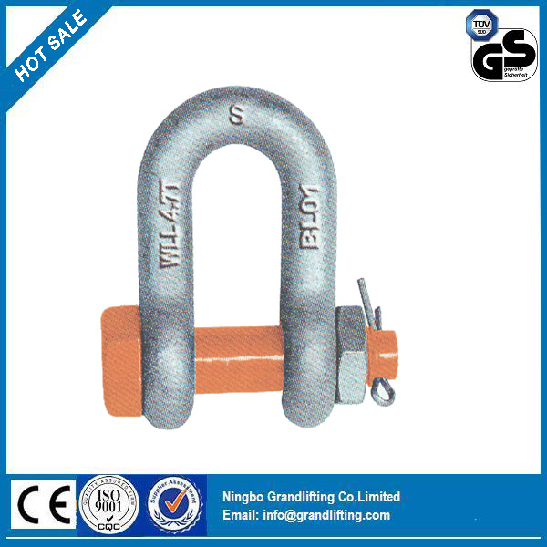 with Safety Pin As2741 Grade S Dee Shackle