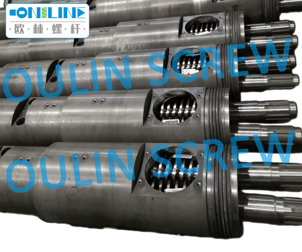 Jwell 65/132 Double Conical Screw and Barrel for PVC Pipe