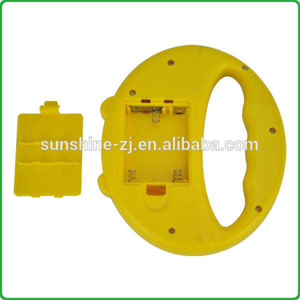 yellow hand lamp