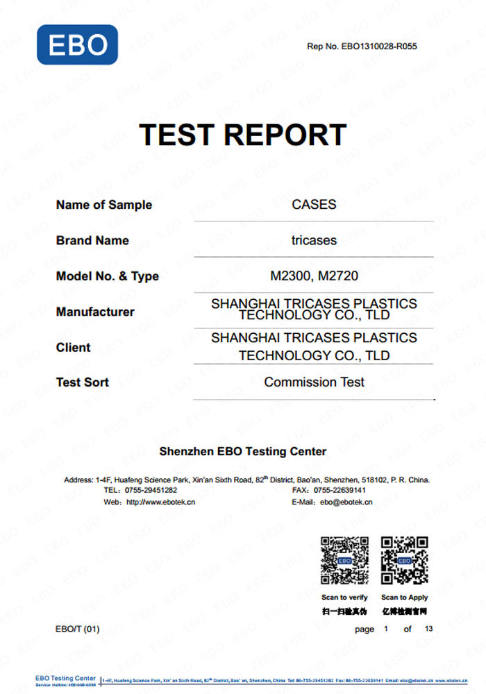 Tricases factory Milit quality shockproof waterproof IP65 Milit