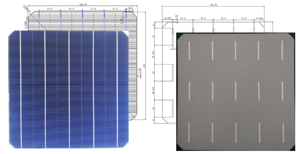 A grade monocrystalline solar cell 5bb