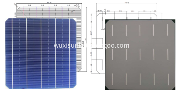 A grade monocrystalline solar cell 5bb