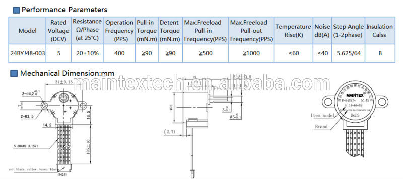Stepper Motor for Intelligent Lock, Micro Linear Stepper Motor, Stepper Motor