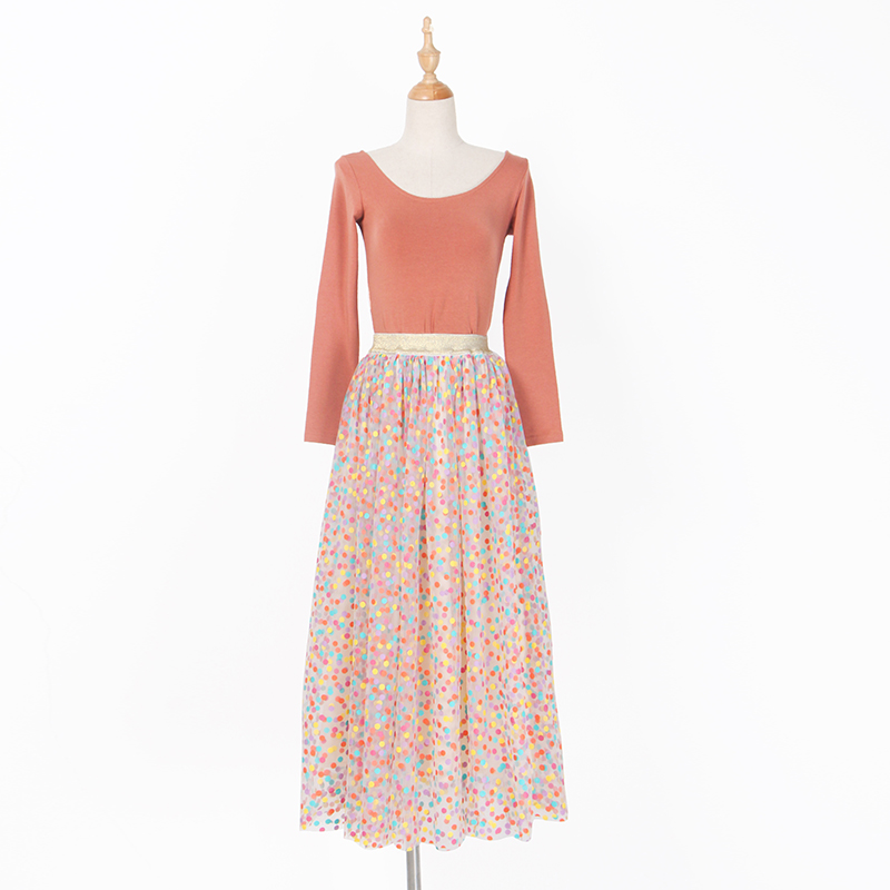 Causal Colorful Dot Dresses