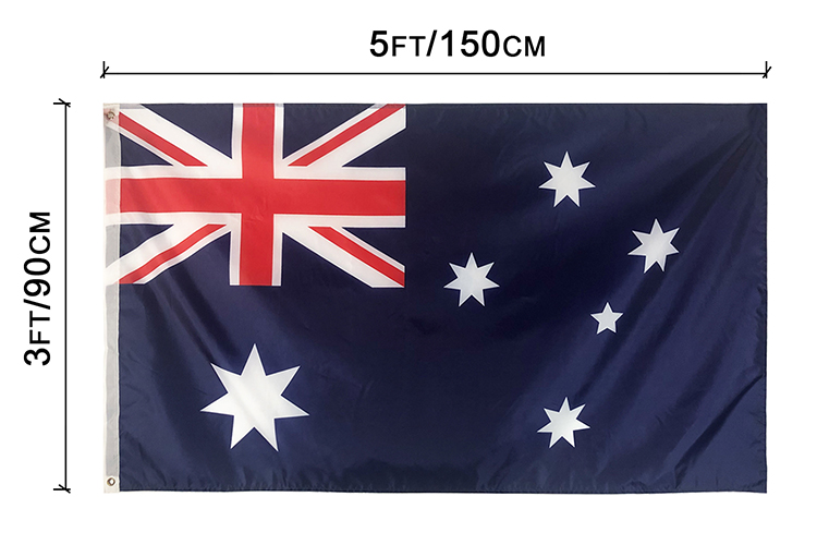 Wholesale Australia Flag National Banner Polyester Flag