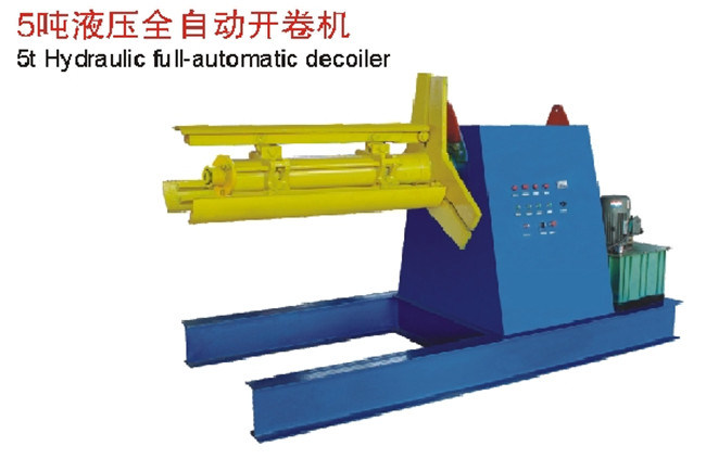 5T tự động PPGI / Gi Decoiler Uncoiler