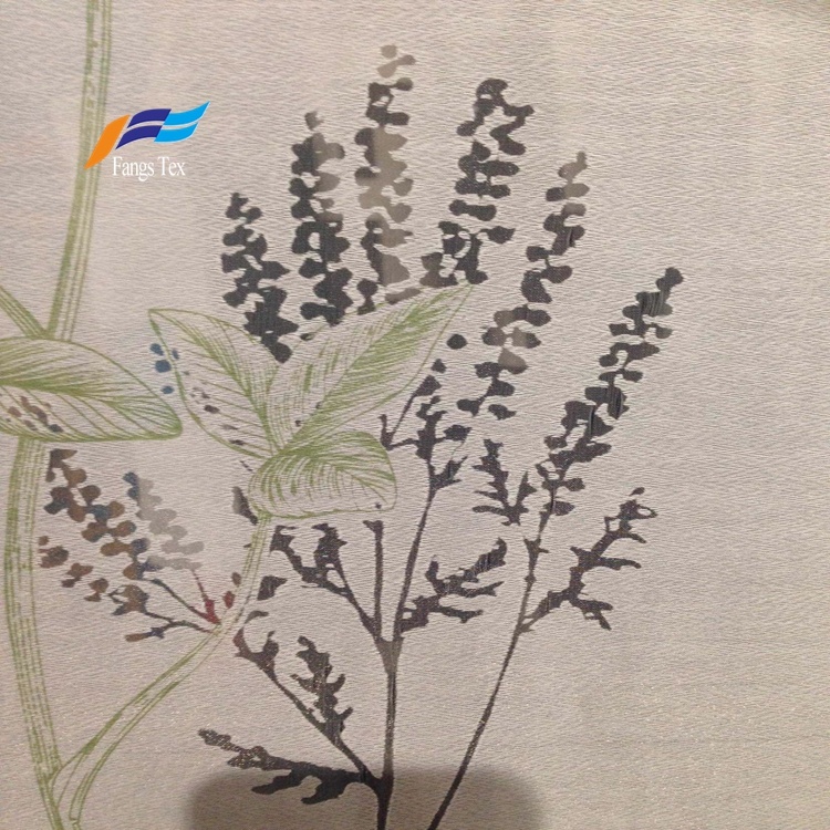 Polyester Sheer Printed Childre's Window Curtain Fabric 5