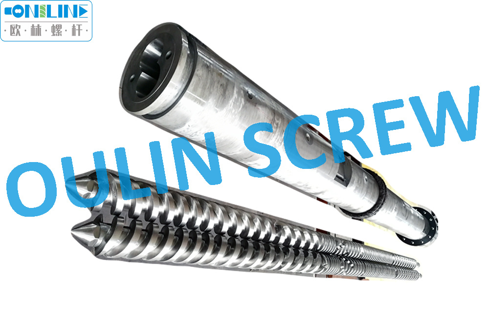 110/28 Twin Parallel Screw Barrel for PVC Extrusion