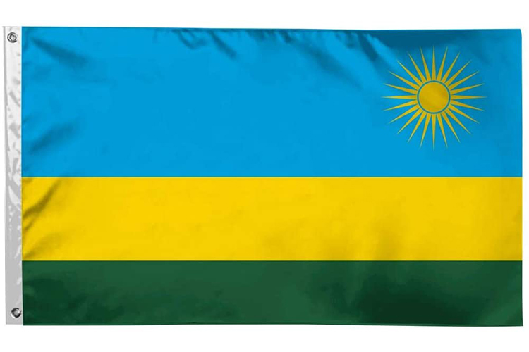 Rwanda National Table Banner Promotion Flying Flag