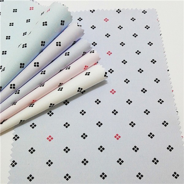 Poly cotton jacquard print shirt fabric for men