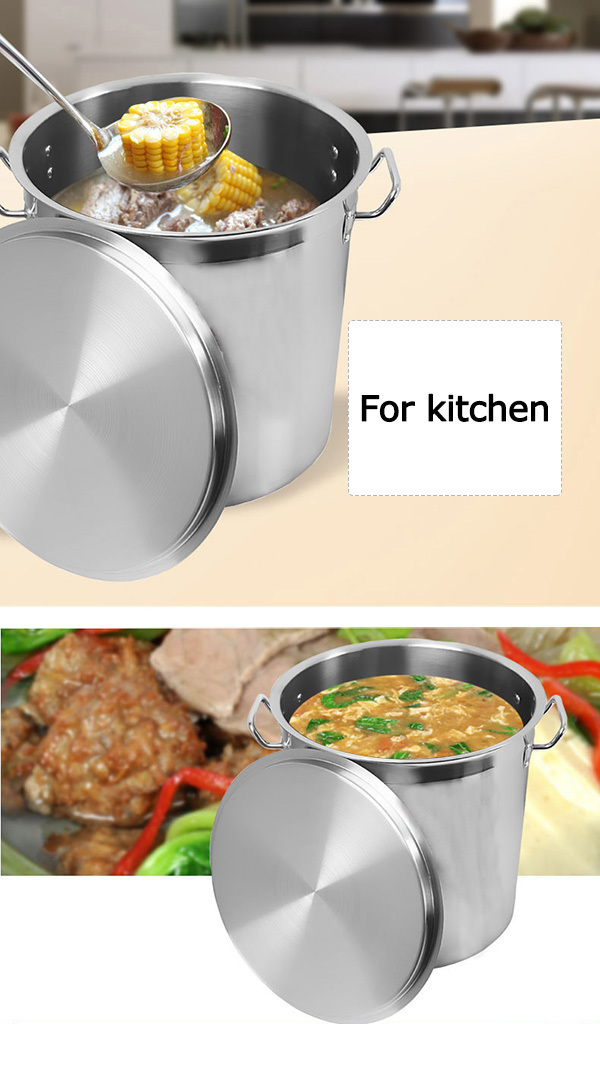 200l stainless steel stock pot with
