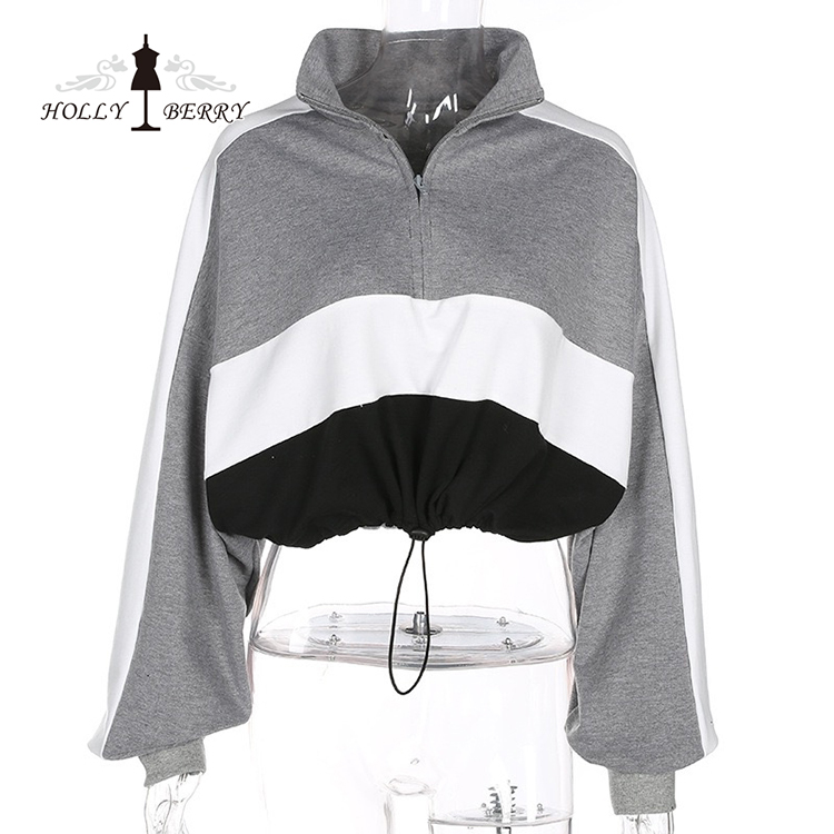 Hood Sweatshirt Zippered