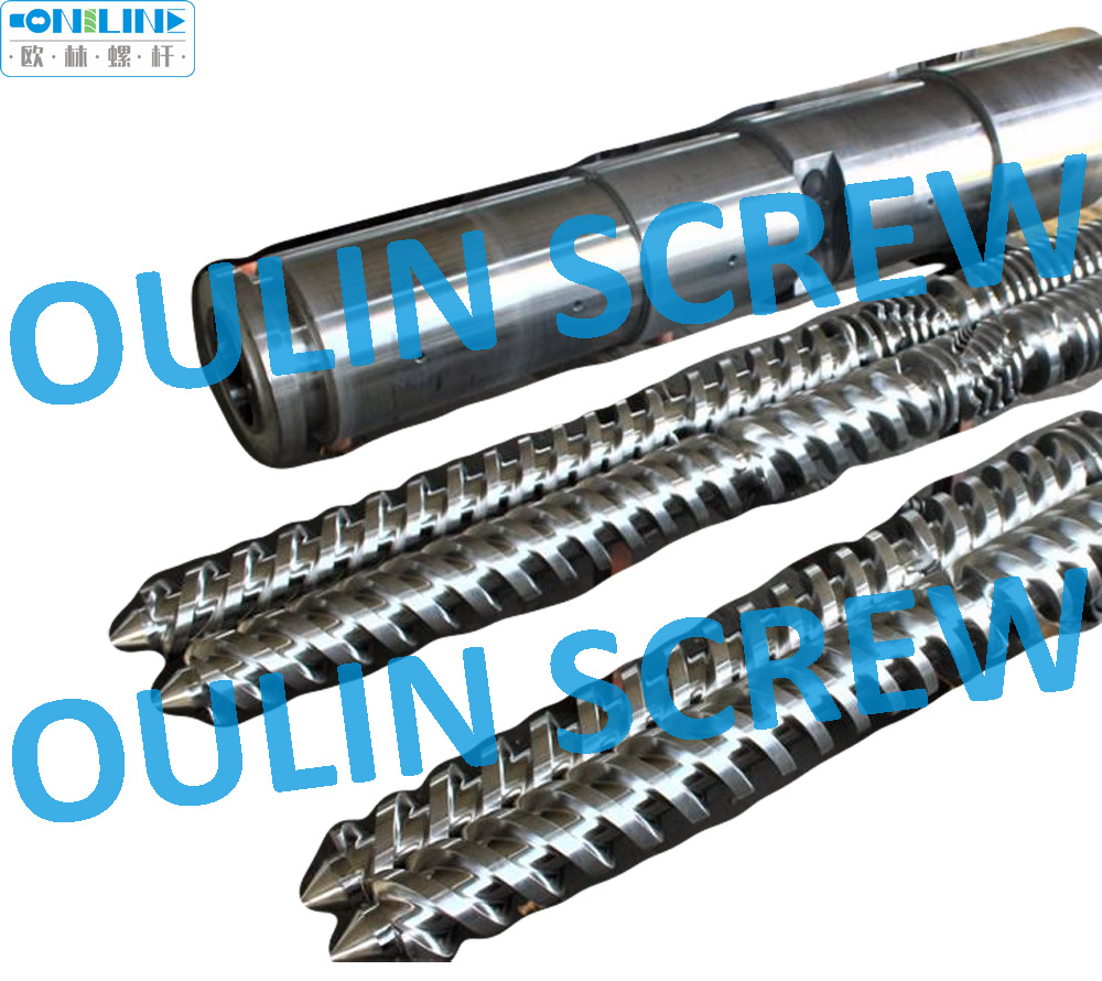 Bimetallic Twin Conical Screw and Barrel 80/156