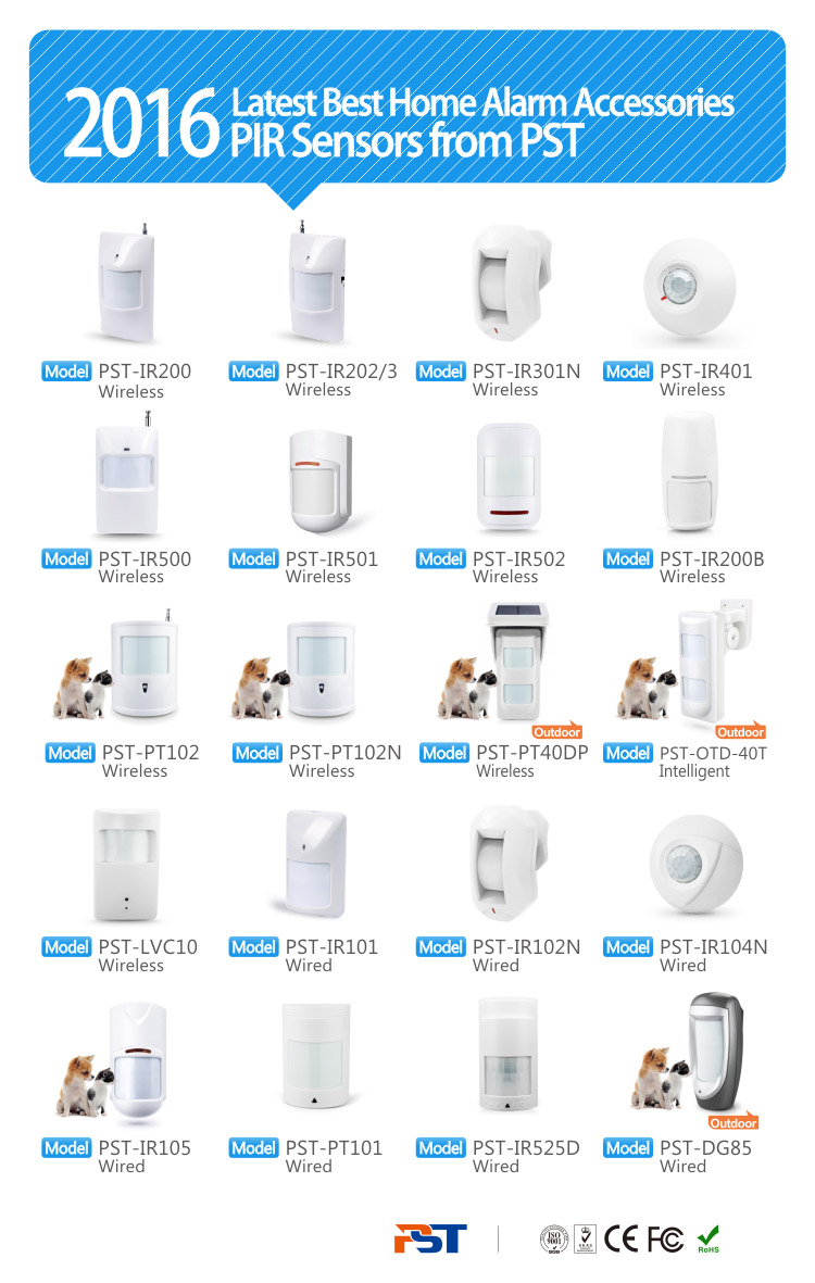 Hottest 99 Wireless Zones PSTN Burglar Alarm (PST-TEL99E)