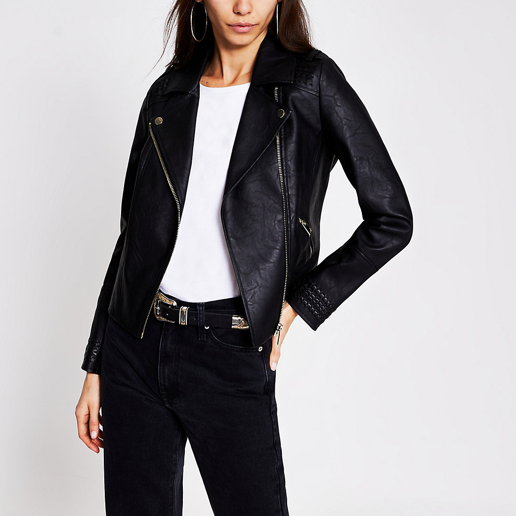 Pu Motor Jacket Women