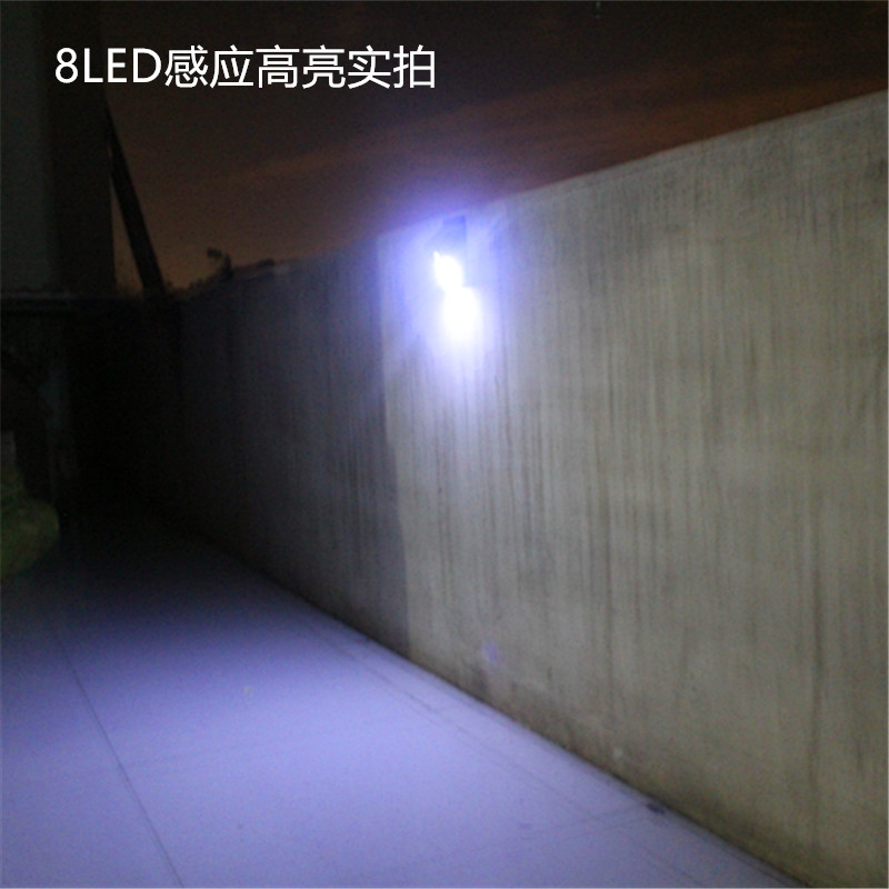 LED Intelligent Solar Body Infrared Sensor Lamp Waterproof Night Light