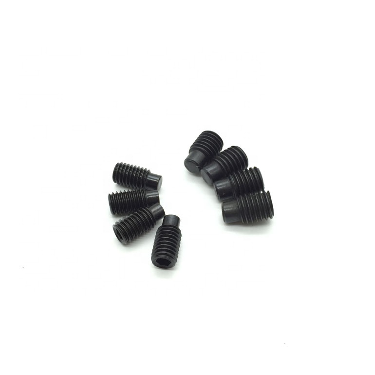 hex socket set screws with dog point