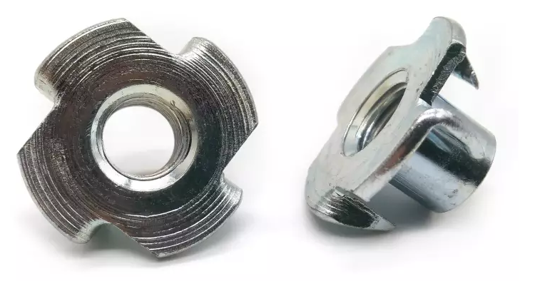 stainless steel tee nuts with pronge