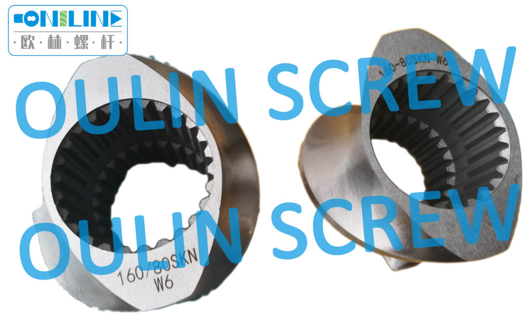 160/80skn Twin Parallel Screw Element for Color Masterbatch