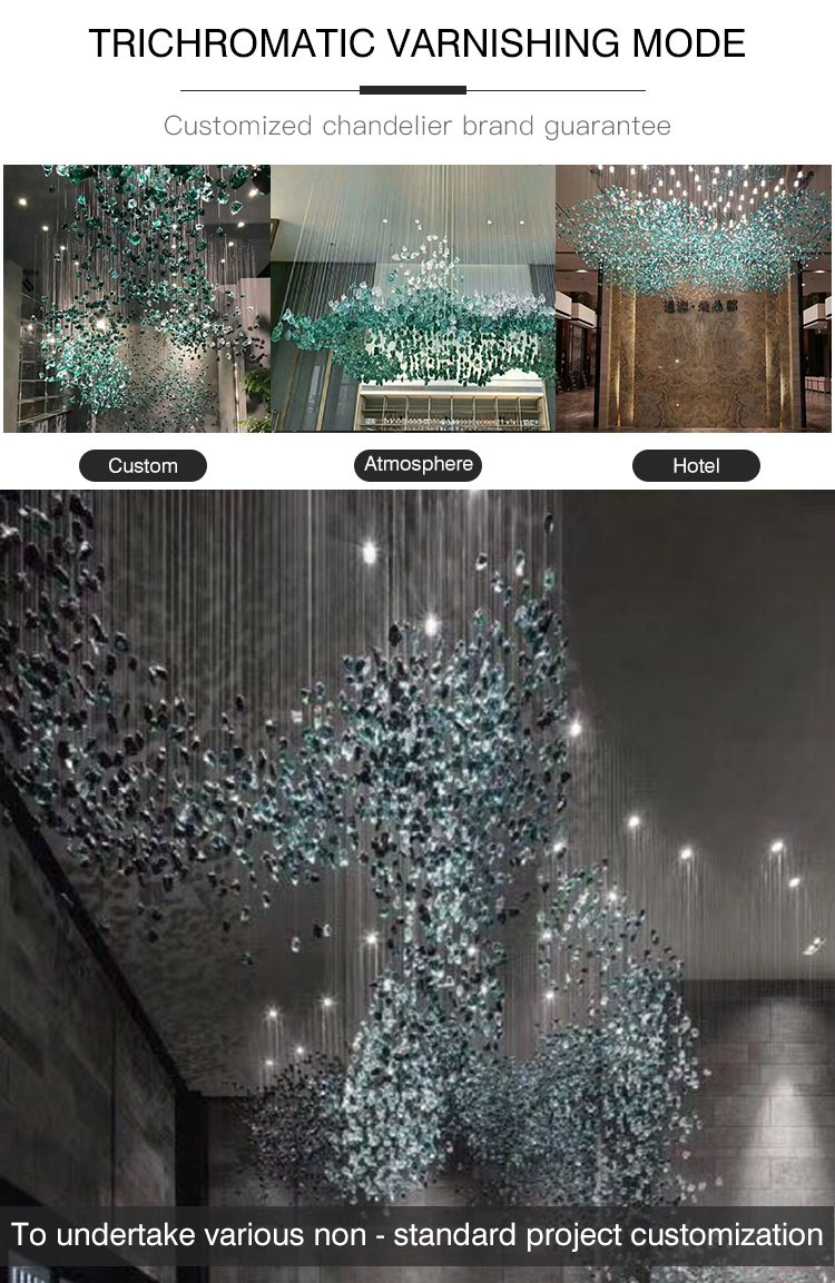 glass ball chandelier