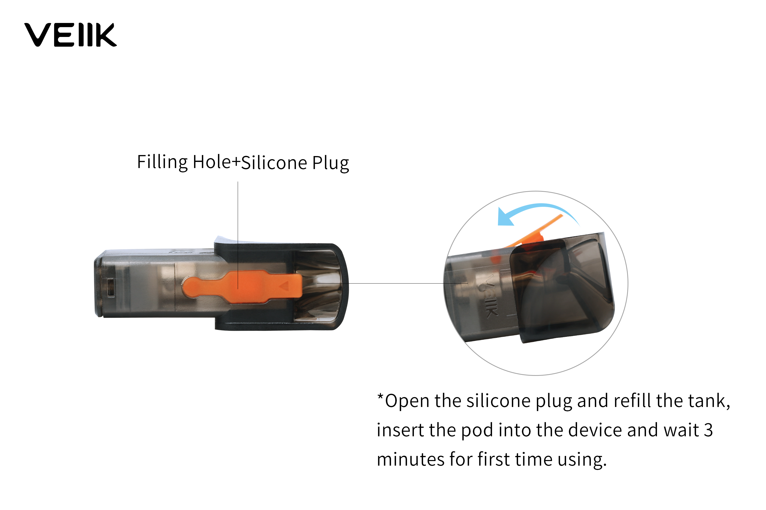 Open Pod System E Cigarette 