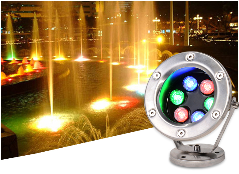 IP68 waterproof underwater spotlight hot sale