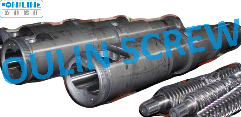 Liansu 65/132 parafuso cônico e barril duplo para PVC, WPC