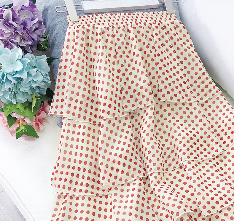 Little Point Chiffon Skirt