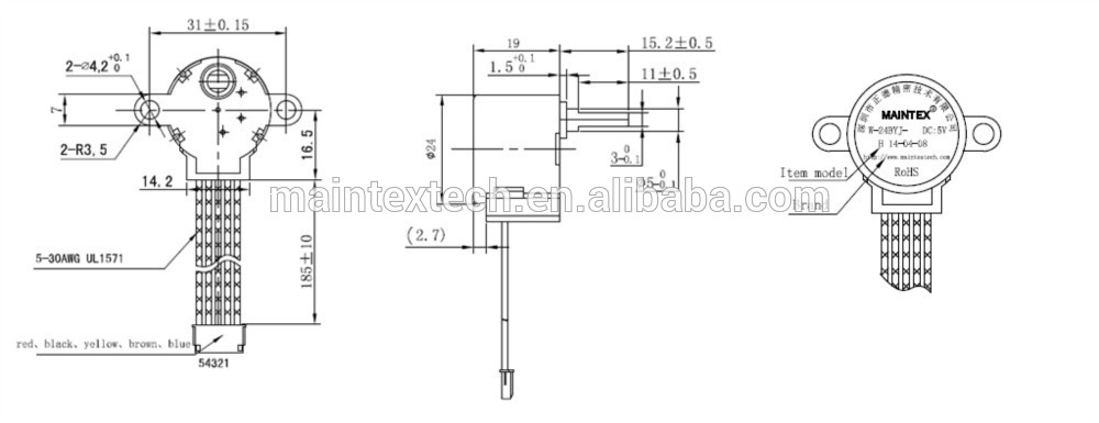 Stepper Motor for Intelligent Lock, Micro Linear Stepper Motor, Stepper Motor