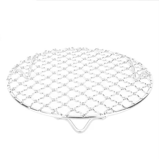 Round Stainless Steel Charcoal Barbecue Grill Grid Grate