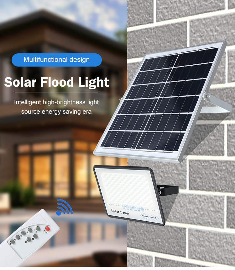 Led solar flood mlight